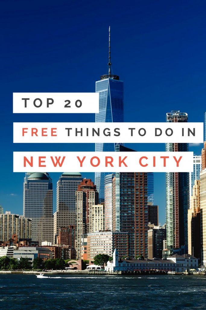 Top 20 Free Things to Do in New York City - Earth's Attractions ...