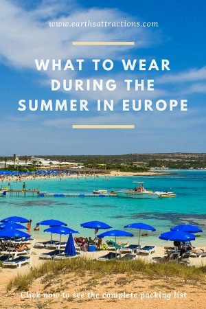 What to wear during the summer in Europe: a complete packing list for ...