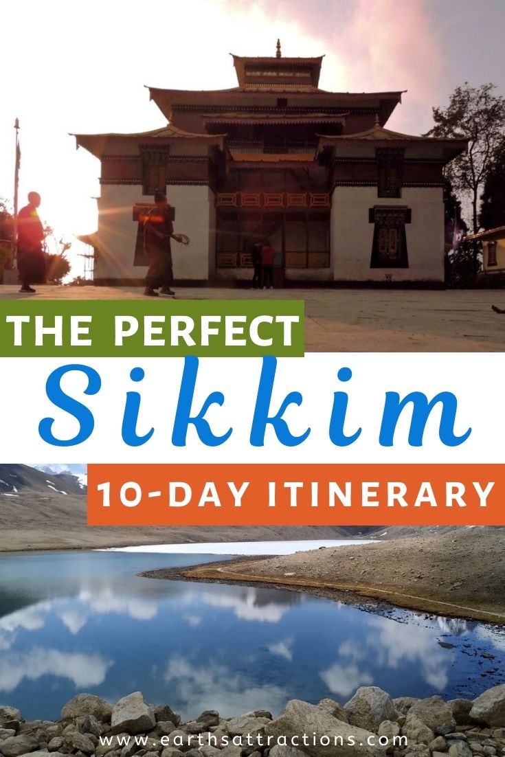 The perfect 10-day Sikkim Itinerary. Discover the best things to do in Sikkim, India in 10 days - from Gangtok to Lachen, Gurudongmar Lake, Yumthang Valley, Zero Point, and more, the best attractions in Sikkim are included. Read this article now and save this pin for later! #indiatravelguide #sikkim #sikkimitinerary #sikkimtravel #sikkimguide #sikkimthingstodo #indiatravel #earthsattractions #asiatravel #travelitinerary