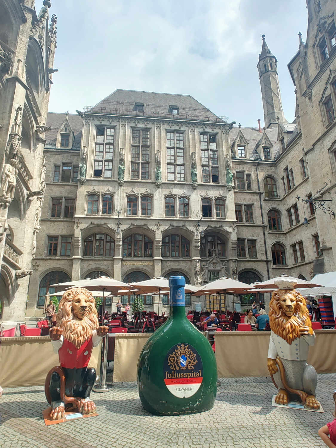 The Courtyard (Prunkhof) at the New Town Hall in Munich