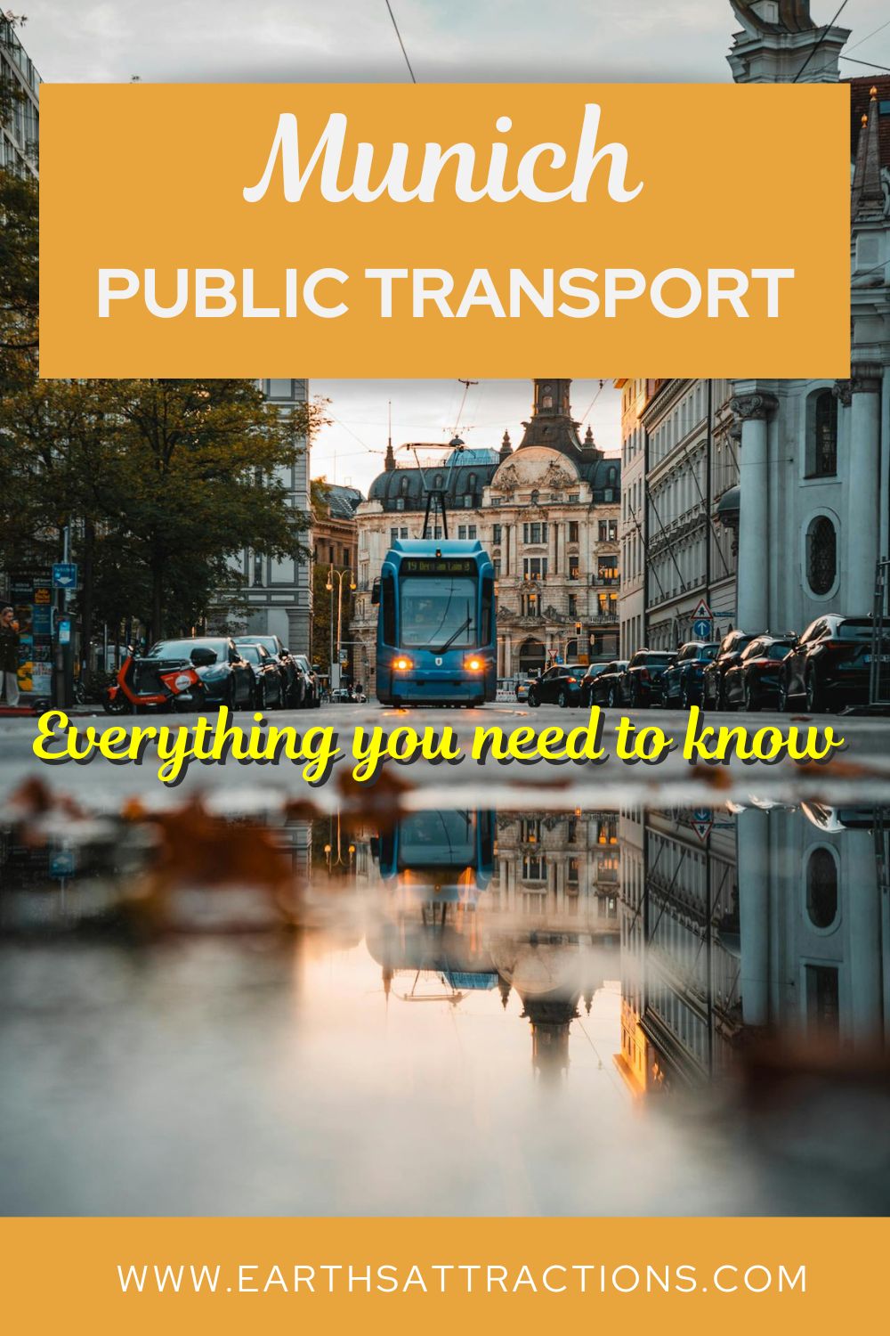 Everything You Need to Know About Public Transportation in Munich: Your Ultimate Guide. Discover how to get around Munich, if public transport in Munich is safe and more! #munich #germany #muenchen #munchen #munichpublictransport #munichtips #munichsafety #traveleurope #publictransportation 