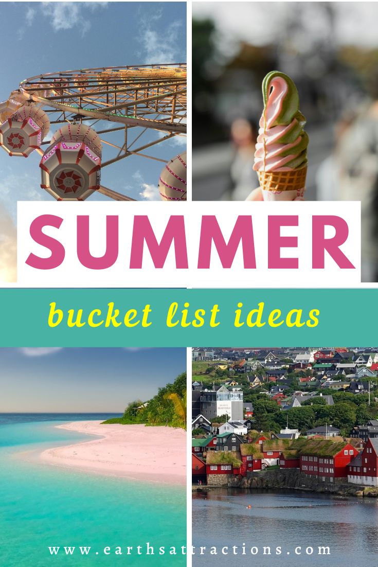 The perfect travel summer bucket list ideas for fun, unforgettable experiences! The only bucket list for summer you will need as it includes the top summer activities! #summer #bucketlist #summervibe #summerbucketlist #summerfun #summeractivities #travel #summertravel 